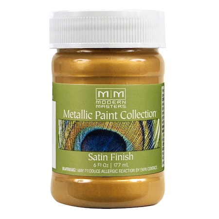 Modern Masters Metallic Paint, WaterBase, Pharaohs Gold, 6 oz ME660